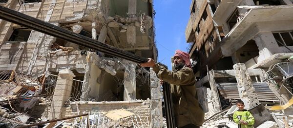 Разрушенные здания в Думе - Sputnik Южная Осетия