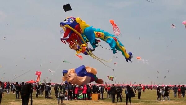 Фестиваль воздушных змеев в Китае - Sputnik Южная Осетия
