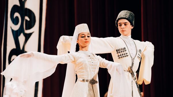 Отчетный концерт детской хореографической студии Кафт - Sputnik Южная Осетия