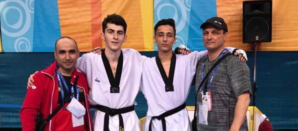 Сармат Цакоев завоевал золото международного турнира по тхэквондо - Sputnik Южная Осетия