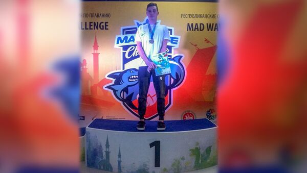 Ростислав Дзгоев стал победителем международного турнира по плаванию - Sputnik Южная Осетия