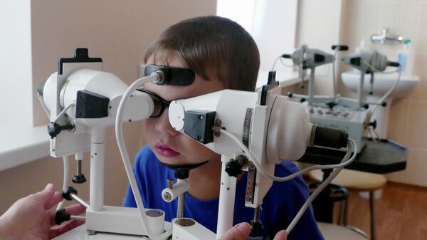 Открытие офтальмологического отделения в Республиканской детской больнице  - Sputnik Южная Осетия