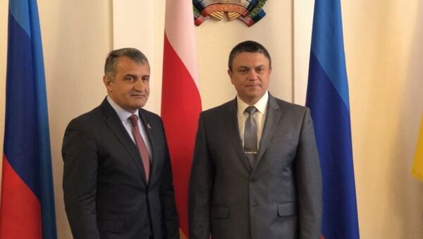 Встреча президента РЮО с главой ЛНР  - Sputnik Южная Осетия