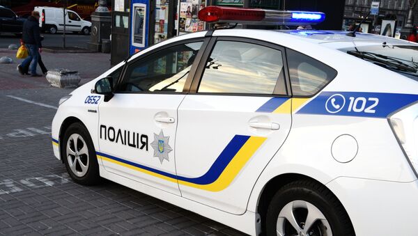 Автомобиль сотрудников украинской полиции. Архивное фото - Sputnik Южная Осетия