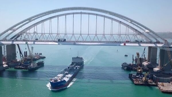 Как строили Крымский мост: ускоренная видеоверсия - Sputnik Южная Осетия