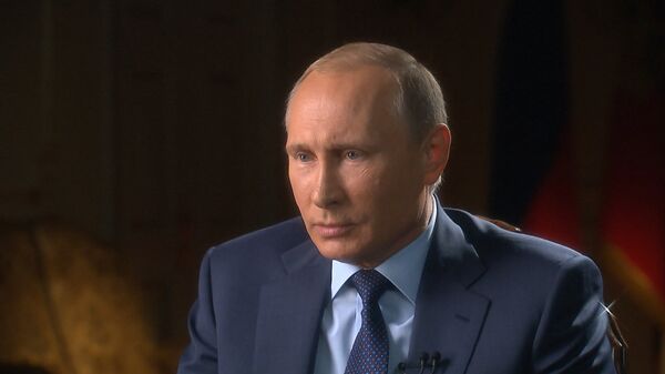 СПУТНИК_Интервью Путина каналам CBS и PBS: РФ в Сирии  и роль США в кризисе на Украине - Sputnik Южная Осетия