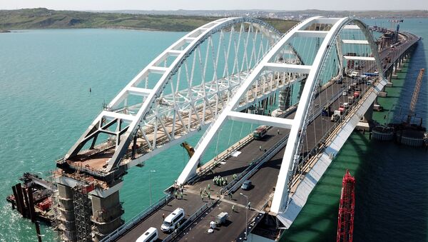 Строительство Крымского моста - Sputnik Южная Осетия