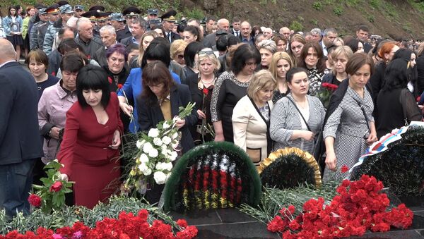 Зарская трагедия: в Южной Осетии почтили память жертв преступления - Sputnik Южная Осетия