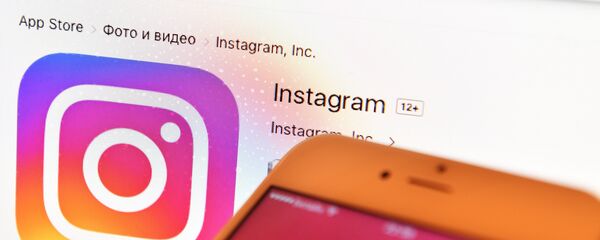 Иконка социальной сети Instagram Иконка социальной сети Instagram - Sputnik Южная Осетия