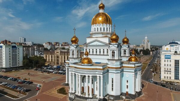 Кафедральный собор святого праведного воина Феодора Ушакова в городе Саранске - Sputnik Южная Осетия