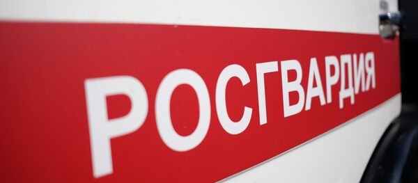 Служебный автомобиль Главного управления Росгвардии Служебный автомобиль Главного управления Росгвардии - Sputnik Южная Осетия