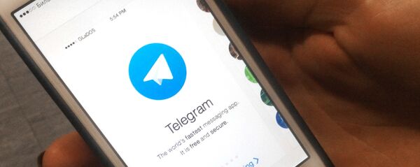 Интерфейс мессенджера Telegram Интерфейс мессенджера Telegram - Sputnik Южная Осетия