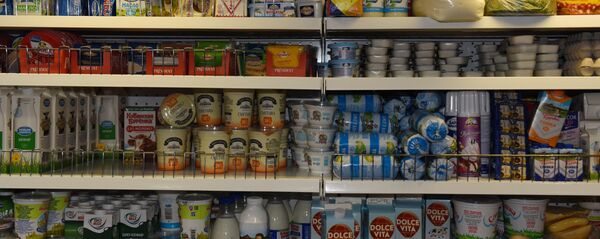 Продуктовый магазин в Цхинвале Продуктовый магазин в Цхинвале - Sputnik Южная Осетия