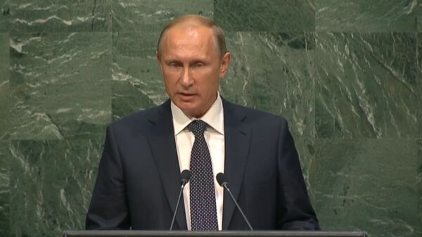 СПУТНИК_Путин на Генассамблее ООН призвал объединить усилия для борьбы с ИГ - Sputnik Южная Осетия