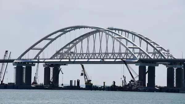 Крымский мост через Керченский пролив