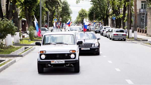 Автопробег в честь дня России - Sputnik Южная Осетия