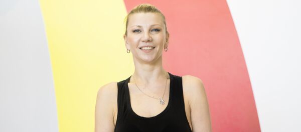 Тренировка Сании Глызиной с гимнастками Тренировка Сании Глызиной с гимнастками - Sputnik Южная Осетия