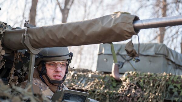 Британский военнослужащий   - Sputnik Южная Осетия