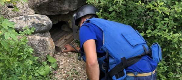 Российские саперы обнаружили в Южной Осетии схрон - Sputnik Южная Осетия