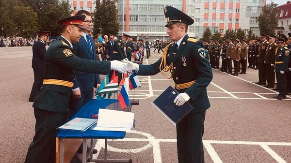 УУМ уӕлдӕр ахуыргӕнӕндӕтты хуссарирыстойнаг курсанттӕн радтой сӕ дипломтӕ - Sputnik Хуссар Ирыстон