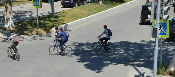 Велосипедисты в Южной Осетии - Sputnik Южная Осетия