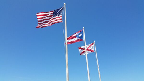 Флаги США и Пуэрто-Рико - Sputnik Южная Осетия