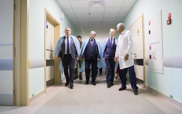 Открытие операционно-хирургического корпуса республиканской больницы г.Цхинвал - Sputnik Южная Осетия