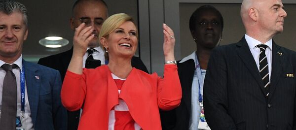 Президент Хорватии Колинда Грабар-Китарович Президент Хорватии Колинда Грабар-Китарович - Sputnik Южная Осетия