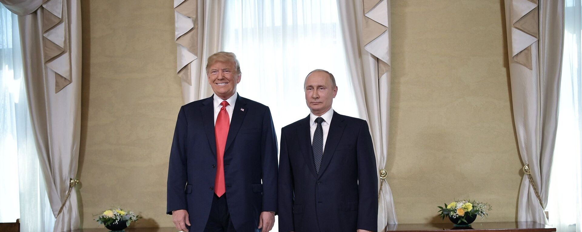 Встреча президента РФ Владимира Путина и президента США Дональда Трампа. Архивное фото  - Sputnik Южная Осетия, 1920, 09.08.2025
