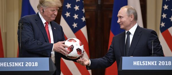Встреча президента РФ Владимира Путина и президента США Дональда Трампа в Хельсинки - Sputnik Южная Осетия