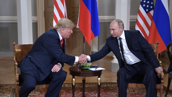 Встреча президента РФ Владимира Путина и президента США Дональда Трампа в Хельсинки - Sputnik Южная Осетия