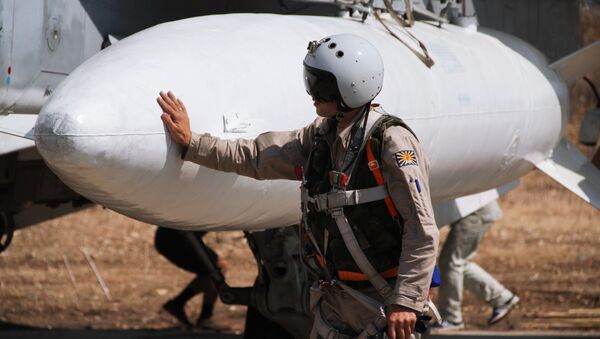 Российская боевая авиагруппа на аэродроме Хмеймим в Сирии - Sputnik Южная Осетия