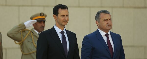 Встреча президентов Южной Осетии и Сирии Встреча президентов Южной Осетии и Сирии - Sputnik Южная Осетия