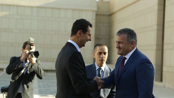 Встреча президентов Южной Осетии и Сирии  - Sputnik Южная Осетия