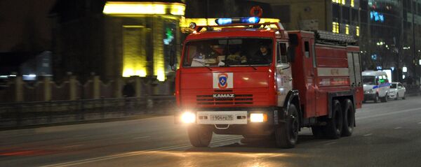 Автомобиль пожарной охраны МЧС РФ Автомобиль пожарной охраны МЧС РФ - Sputnik Южная Осетия