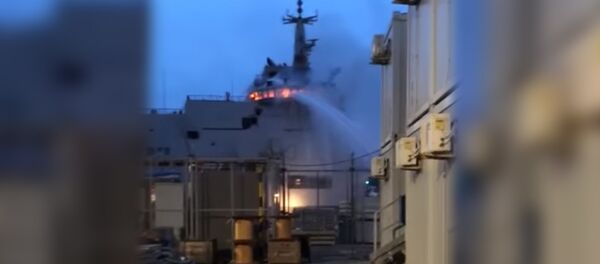 Пожар на борту Пожар на борту - Sputnik Южная Осетия