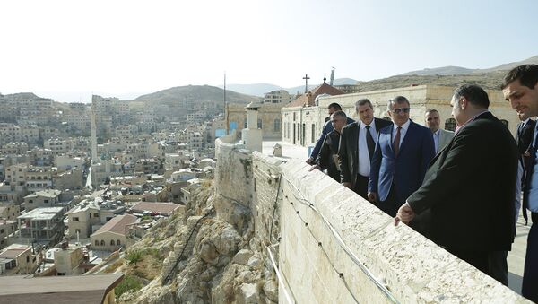 Президент Южной Осетии посетил главные святыни Сирии - Sputnik Южная Осетия