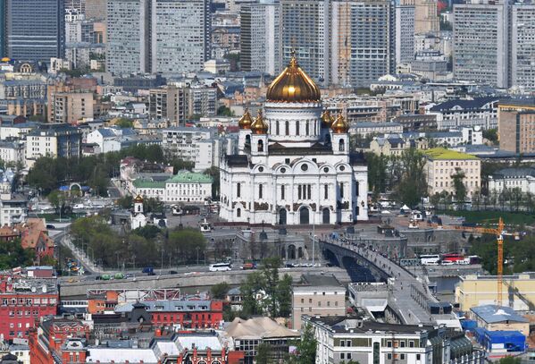 Вид на Храм Христа Спасителя в Москве - Sputnik Южная Осетия