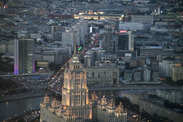 Вид на Москву со смотровой площадки Башни Федерация-Восток делового комплекса Москва-Сити - Sputnik Южная Осетия