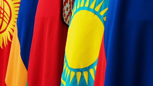 Флаги стран-участниц ЕАЭС, архивное фото - Sputnik Южная Осетия
