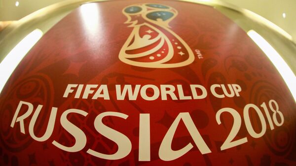 Официальный логотип чемпионата мира 2018 по футболу в России - Sputnik Южная Осетия