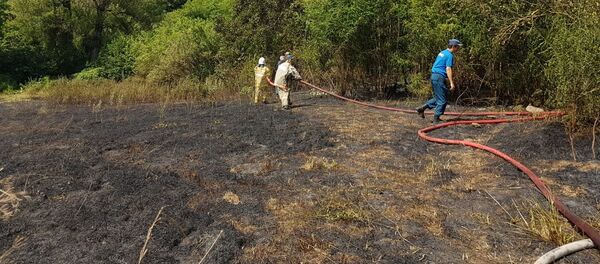 Пожар в Южной Осетии Пожар в Южной Осетии - Sputnik Хуссар Ирыстон