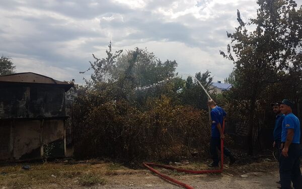 Пожар в Цхинвале - Sputnik Южная Осетия
