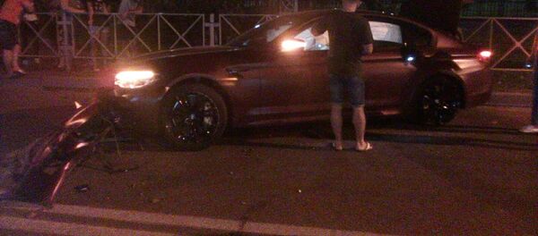 Авария с участием футболиста сборной России Авария с участием футболиста сборной России - Sputnik Южная Осетия