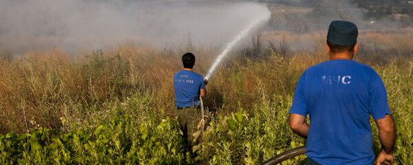 Лесной пожар в Южной Осетии - Sputnik Хуссар Ирыстон