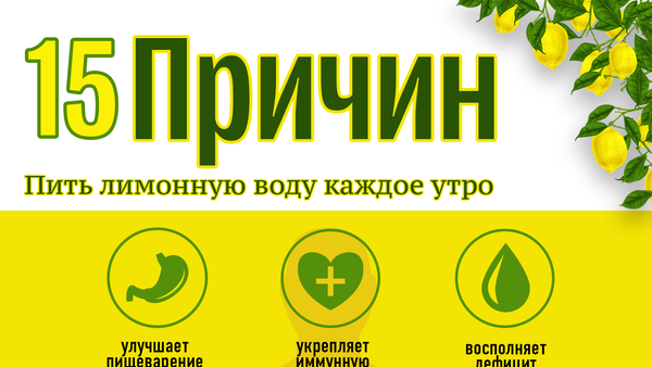 Лимон и вода: залог здоровья - Sputnik Южная Осетия