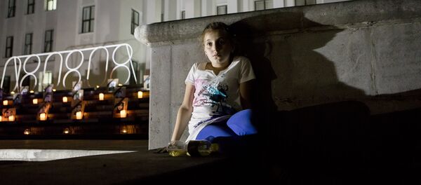 Акция памяти к десятой годовщине войны в Южной Осетии Акция памяти к десятой годовщине войны в Южной Осетии - Sputnik Южная Осетия
