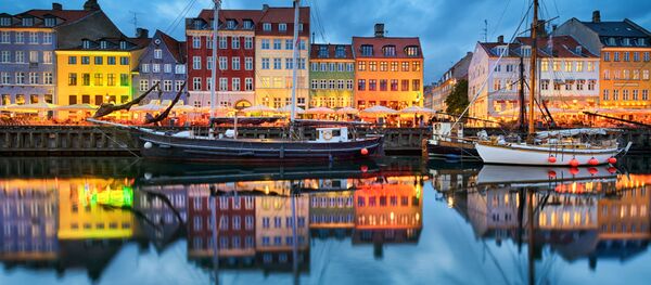 Вид на вечерний Копенгагена, Дания - Sputnik Южная Осетия