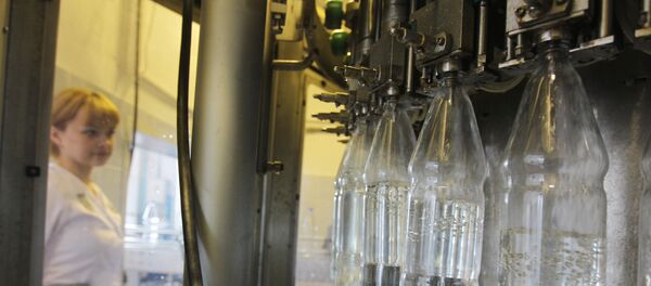 Линия розлива минеральной воды - Sputnik Южная Осетия