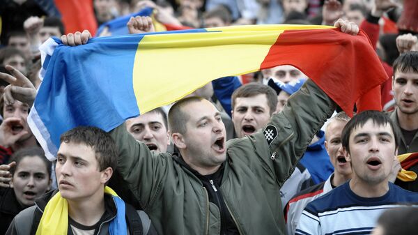 Акция протеста в Кишиневе. Архивное фото  - Sputnik Южная Осетия